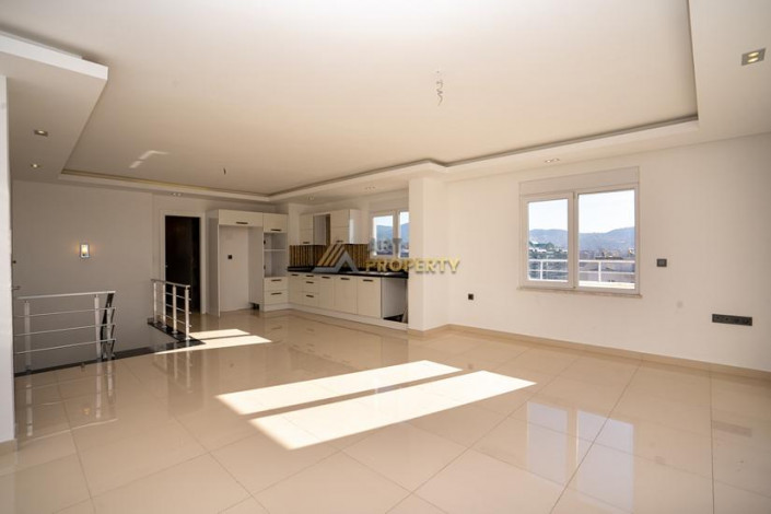 Двухуровневый пентхаус с видом на море и горы в районе Махмутлар, 215,7м - Ракурс 14