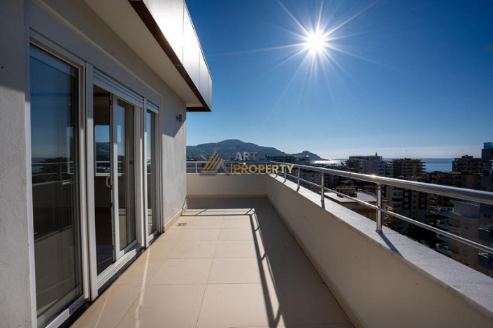 Двухуровневый пентхаус с видом на море и горы в районе Махмутлар, 215,7м - Ракурс 15