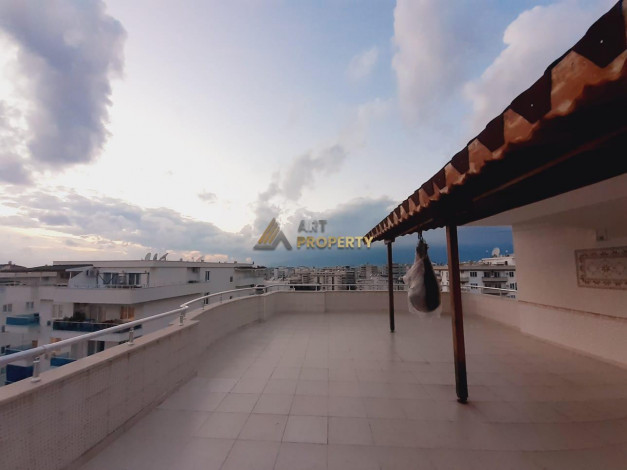 Полностью меблированный пентхаус 4+1 с видом на море и город в центре района Махмутлар, 250 м2 - Ракурс 34