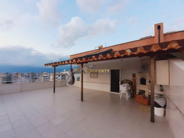 Полностью меблированный пентхаус 4+1 с видом на море и город в центре района Махмутлар, 250 м2 - Ракурс 36