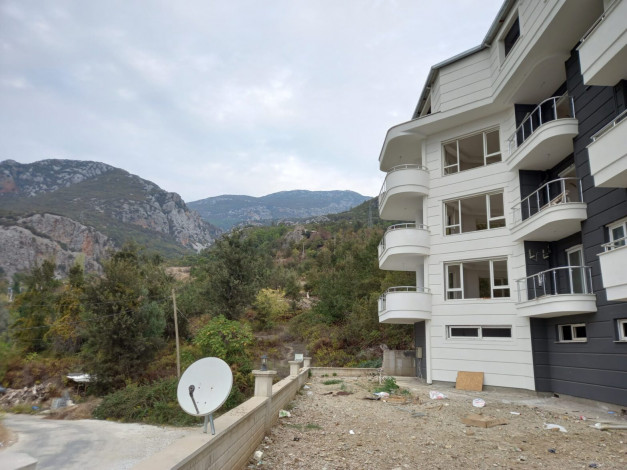 Трехкомнатная квартира с видом на море и горы в Махмутлар, 125м - Ракурс 11