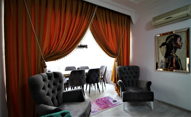 Двухкомнатная меблированная квартира в 350м от моря в районе Махмутлар, 115м - Ракурс 6