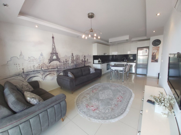 Меблированная квартира 1+1 в комплексе с полной инфраструктурой в Джикджилли, 65 м2 - Ракурс 11