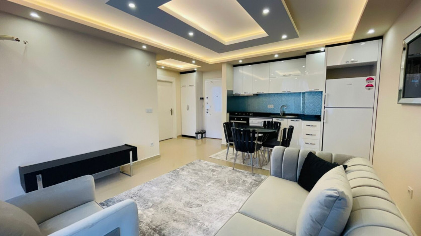 Квартира 1+1 в новостройке с новой мебелью, 60 м2 - Ракурс 6