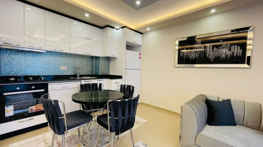 Квартира 1+1 в новостройке с новой мебелью, 60 м2 - Ракурс 8