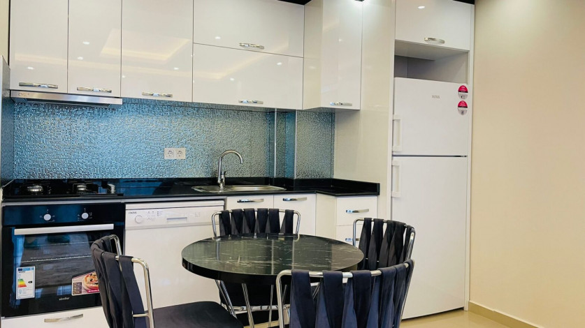 Квартира 1+1 в новостройке с новой мебелью, 60 м2 - Ракурс 9