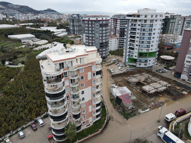 Две меблированные квартиры недалеко от вторничного рынка в районе Махмутлар,  115м - Ракурс 34