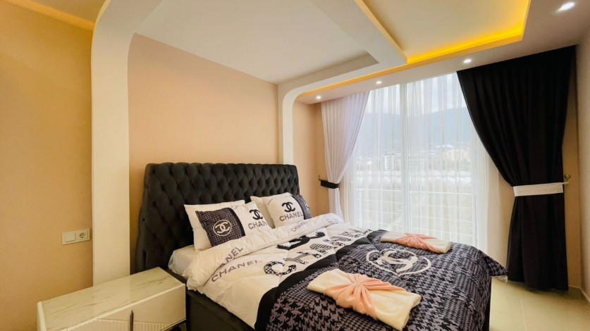 Просторная двухкомнатная квартира на высоком этаже в Махмутлар, 60м2 - Ракурс 9