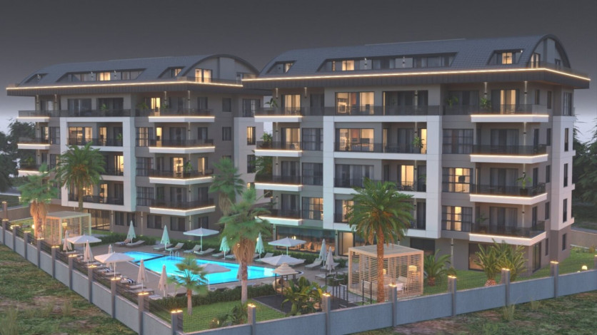 Новая резиденция в районе Оба, 83м-268м - Ракурс 4