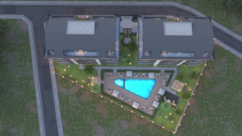 Новая резиденция в районе Оба, 83м-268м - Ракурс 7