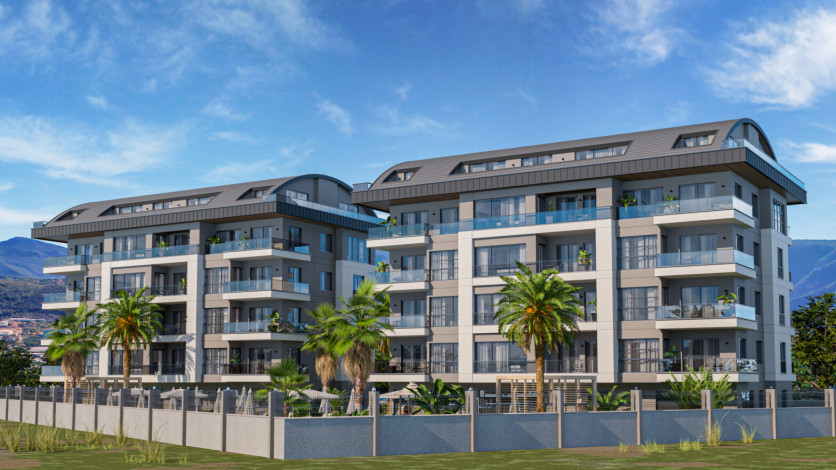 Новая резиденция в районе Оба, 83м-268м - Ракурс 8