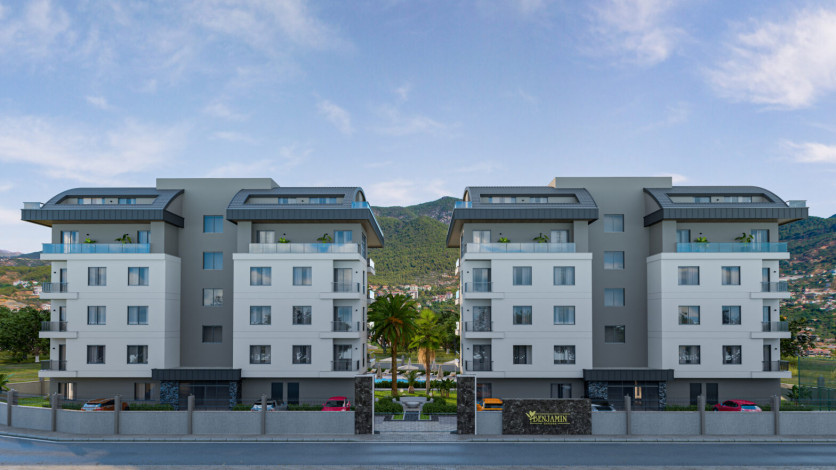 Новая резиденция в районе Оба, 83м-268м - Ракурс 12