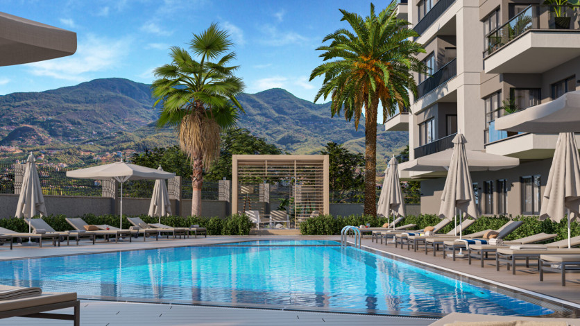 Новая резиденция в районе Оба, 83м-268м - Ракурс 18