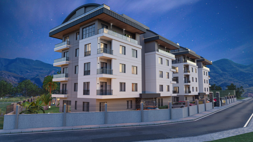 Новая резиденция в районе Оба, 83м-268м - Ракурс 19