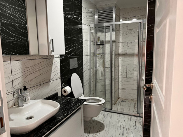 Квартира 2+1 на высоком этаже в комплексе с хорошей инфраструктурой в Махмутларе, 125 м2 - Ракурс 11