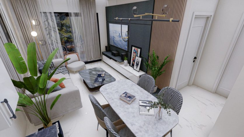 Новострой с отличной локацией в Махмутларе, 54-120 м2 - Ракурс 7