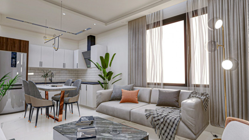 Новострой с отличной локацией в Махмутларе, 54-120 м2 - Ракурс 8