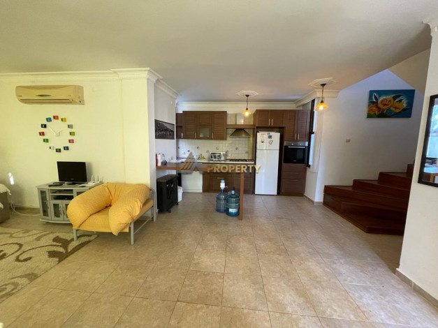 Вилла 3+1 с видом на море вблизи песчаного пляжа Инжекум, 120 м2 - Ракурс 13