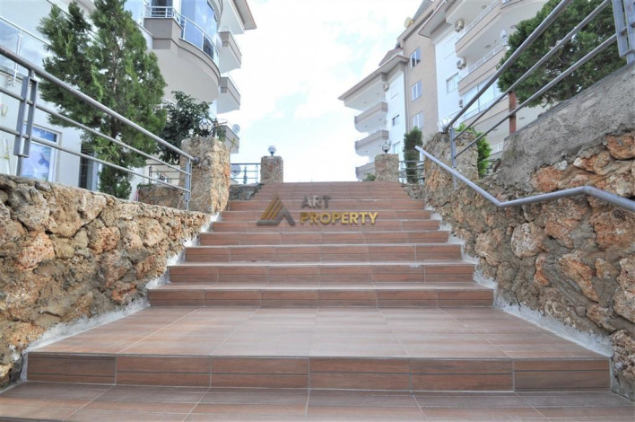 Пятикомнатная квартира - пентхаус в комплексе с бассейном в районе Тосмур, 150 м2 - Ракурс 11