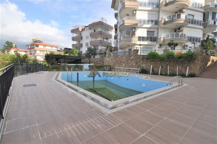 Пятикомнатная квартира - пентхаус в комплексе с бассейном в районе Тосмур, 150 м2 - Ракурс 15