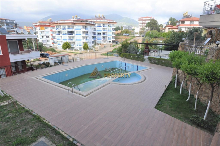 Пятикомнатная квартира - пентхаус в комплексе с бассейном в районе Тосмур, 150 м2 - Ракурс 93