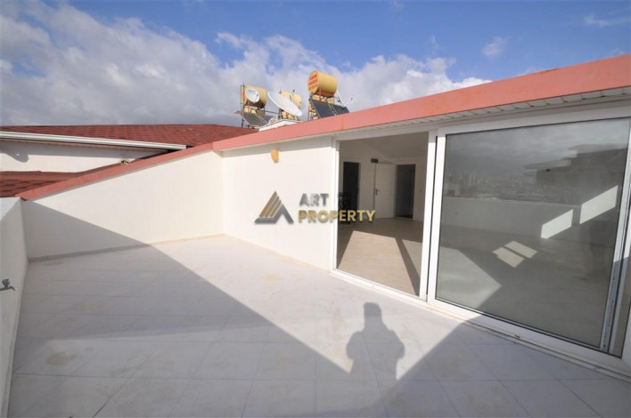 Пятикомнатная квартира - пентхаус в комплексе с бассейном в районе Тосмур, 150 м2 - Ракурс 111