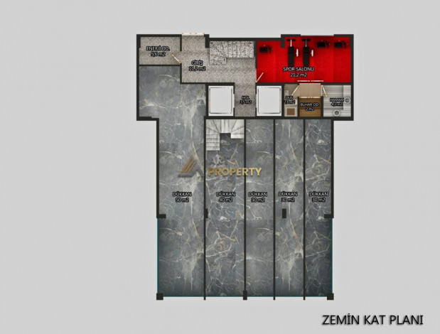 Новый проект на первой береговой линии в районе Каргыджак, 51-124 м2 - Ракурс 7