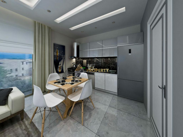 Новый проект на первой береговой линии в районе Каргыджак, 51-124 м2 - Ракурс 19