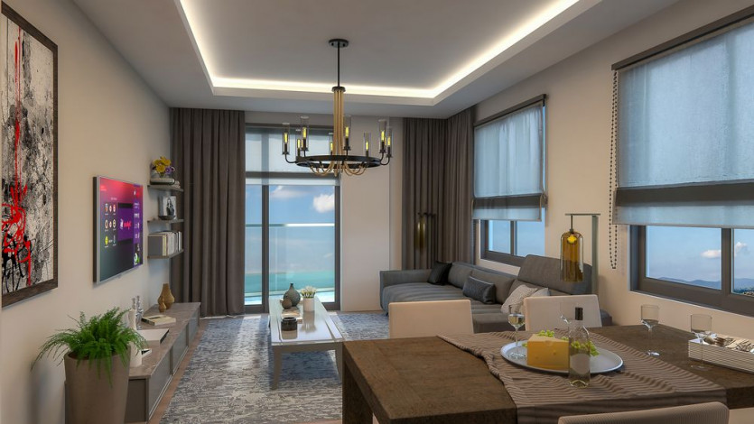 Квартира 2+1 с отдельной кухней в новом доме на этапе строительства, 100 м2 - Ракурс 21