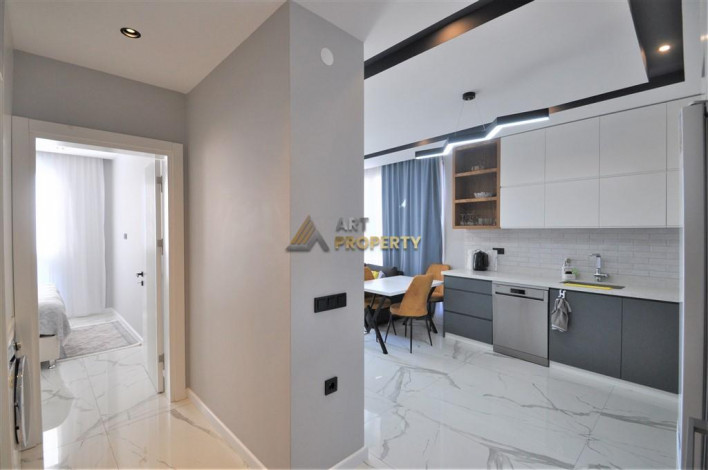 Двухкомнатная квартира в новом доме в самом центре города Аланья, 55 м2 - Ракурс 14