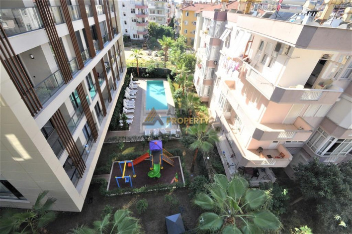 Двухкомнатная квартира в новом доме в самом центре города Аланья, 55 м2 - Ракурс 20