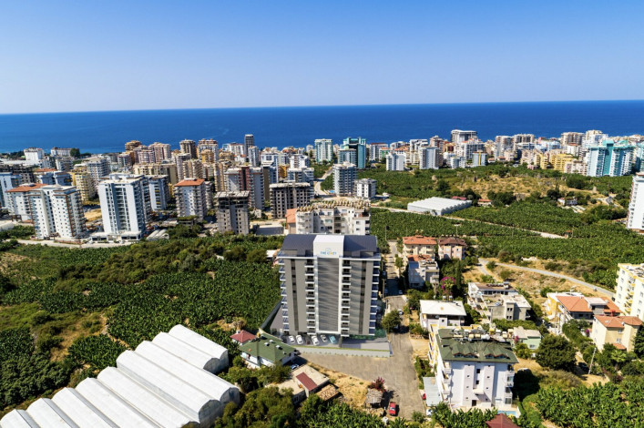 Меблированная двухкомнатная квартира в комплексе с полной инфраструктурой в Махмутлар, 60 м2 - Ракурс 17