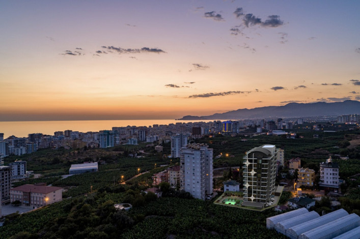 Меблированная двухкомнатная квартира в комплексе с полной инфраструктурой в Махмутлар, 60 м2 - Ракурс 18