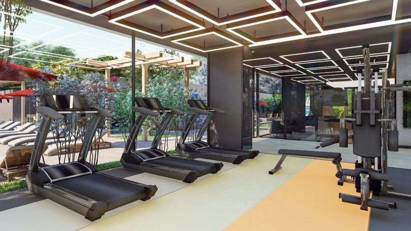 Меблированная двухкомнатная квартира в комплексе с полной инфраструктурой в Махмутлар, 60 м2 - Ракурс 19