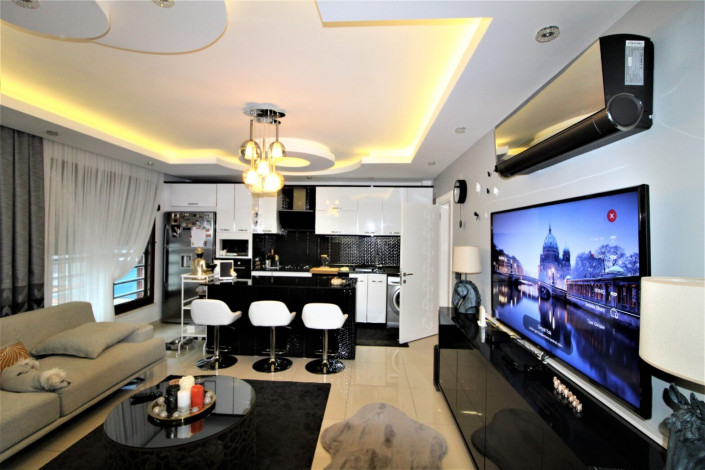 Трехкомнатная меблированная квартира в 150 метрах от моря в районе Кестель, 100 м2 - Ракурс 18