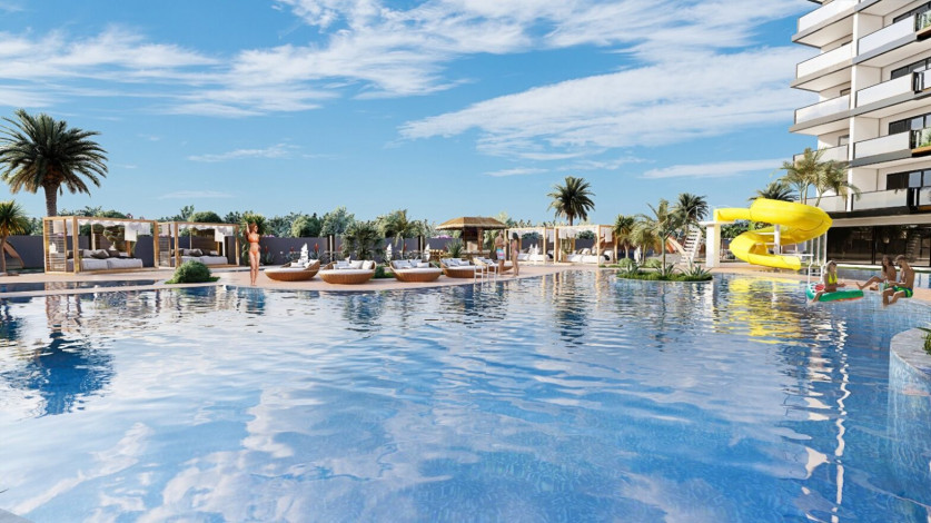 Новый эксклюзивный проект комплекса класса люкс с панорамным видом на море в районе Паяллар, 55-220 м2 - Ракурс 9