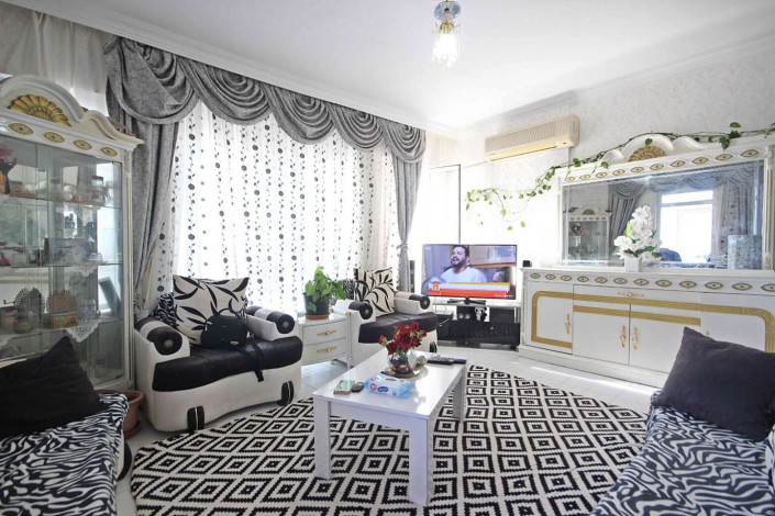 Бюджетная квартира 2+1 в 350 метрах от моря в Махмутларе, 100 м2 - Ракурс 7