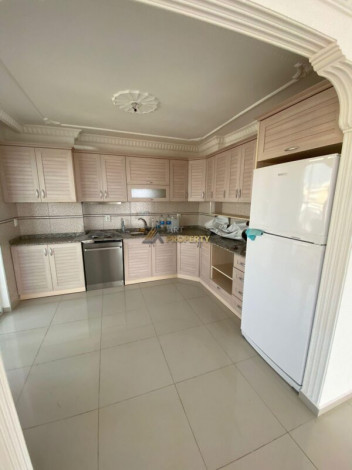 Трехкомнатная квартира с панорамным видом на море в районе Авсаллар, 110 м2 - Ракурс 5