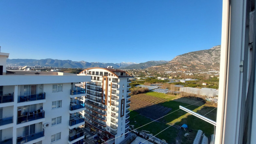 Двухкомнатная меблированная квартира-дуплекс на высоком этаже в Махмутларе, 65 м2 - Ракурс 12