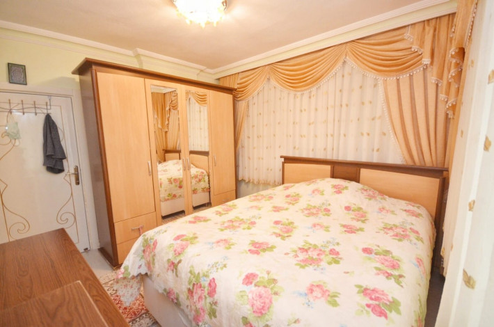 Меблированная трехкомнатная квартира в 150 метрах от моря в центре Махмутлара, 105 м2 - Ракурс 14