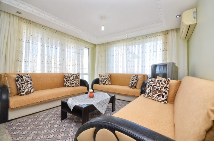 Меблированная квартира 2+1 с отдельной кухней в районе Махмутлар, 125 м2 - Ракурс 5