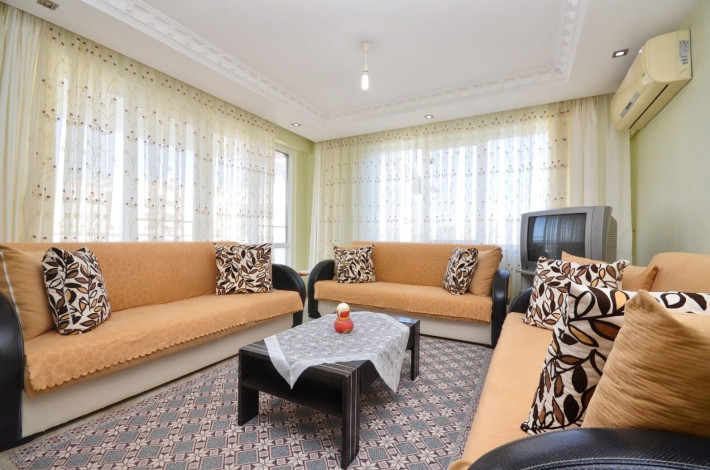 Меблированная квартира 2+1 с отдельной кухней в районе Махмутлар, 125 м2 - Ракурс 14