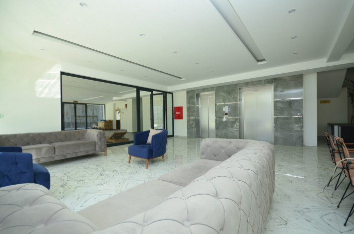 Трехкомнатная квартира с люксовой мебелью в комплексе с инфраструктурой в Махмутларе, 100 м2 - Ракурс 17