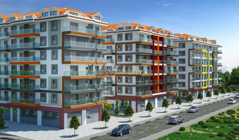 Квартиры 1+1 в новом проекте комплекса с собственной инфаструктурой в районе Авсаллар, 48м2 - Ракурс 20