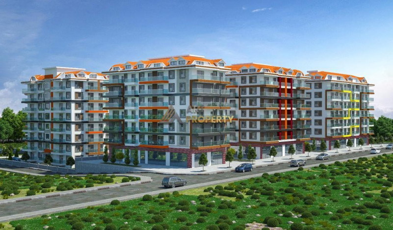 Квартиры 1+1 в новом проекте комплекса с собственной инфаструктурой в районе Авсаллар, 48м2 - Ракурс 25