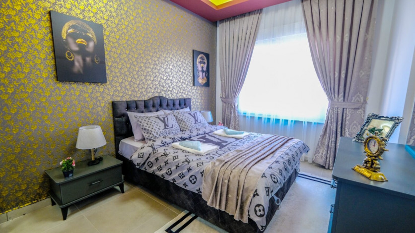 Меблированная двухкомнатная квартира в районе Махмутлар, 59м - Ракурс 10