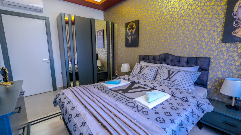 Меблированная двухкомнатная квартира в районе Махмутлар, 59м - Ракурс 12