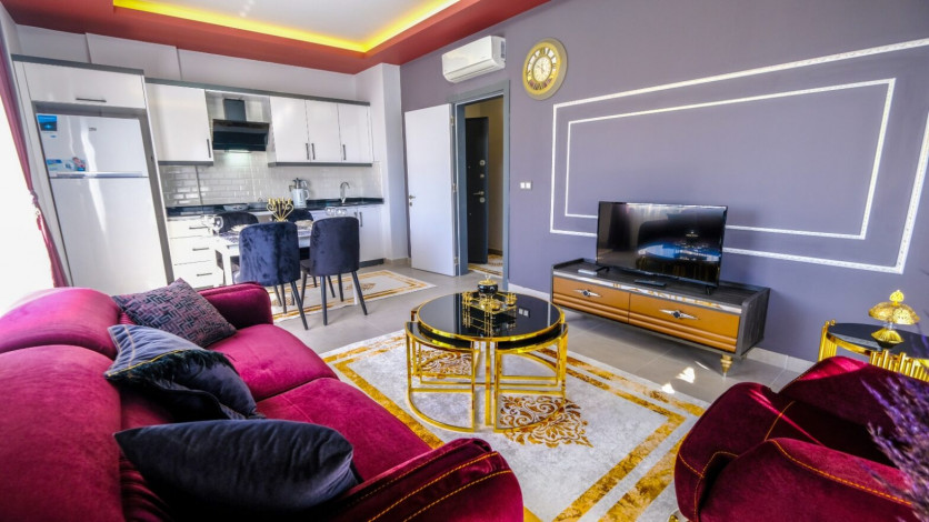 Меблированная двухкомнатная квартира в районе Махмутлар, 59м - Ракурс 16