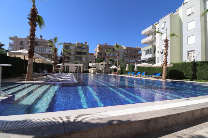 Двухкомнатная квартира в резиденции класса Люкс в центре Алании, 60м - Ракурс 14