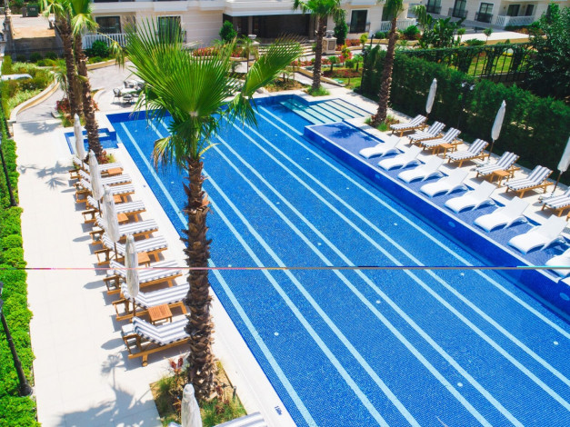 Двухкомнатная квартира в резиденции класса Люкс в центре Алании, 60м - Ракурс 21